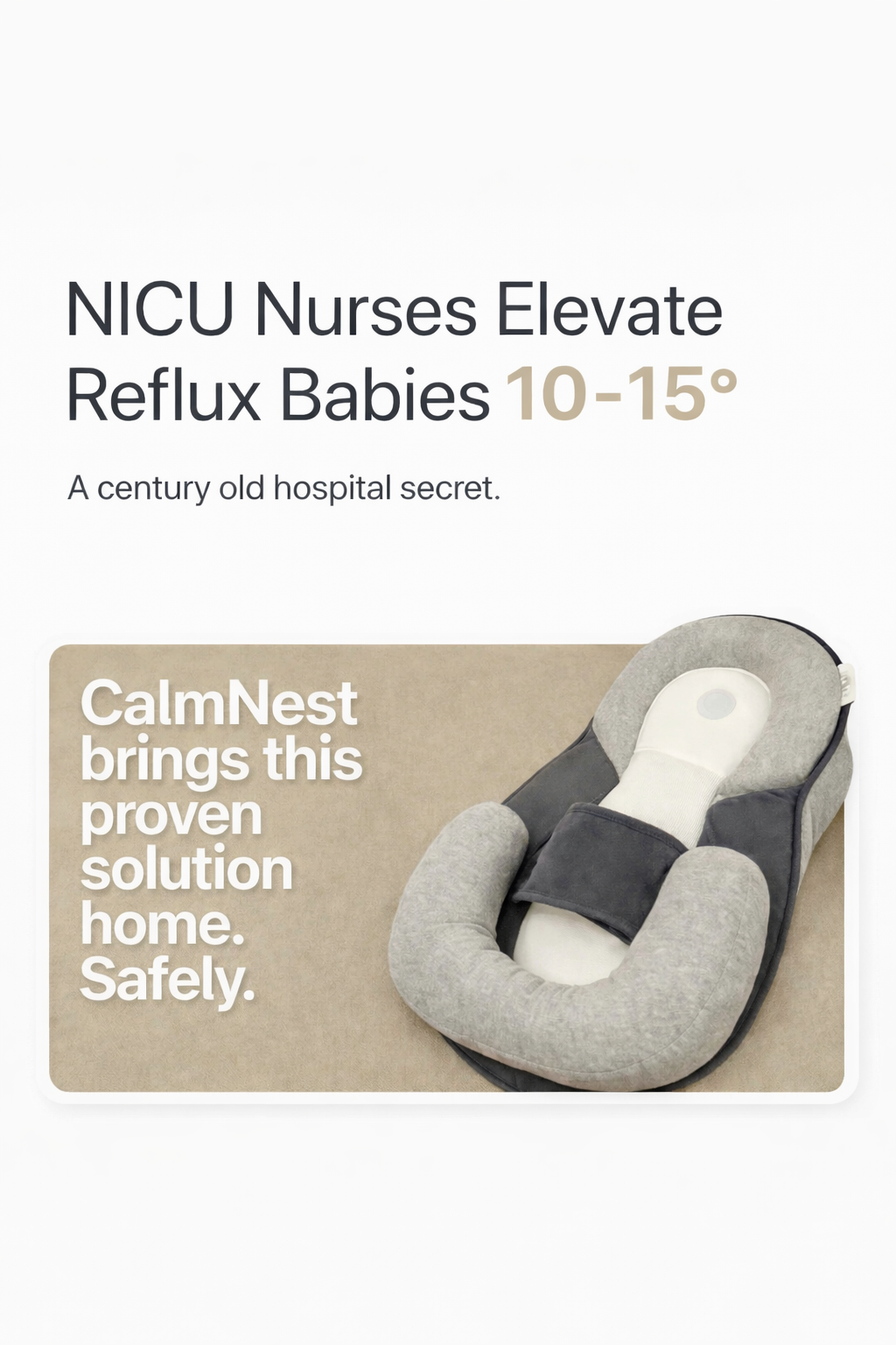 CalmNest™ - Gentle Relief For Reflux & Better Sleep
