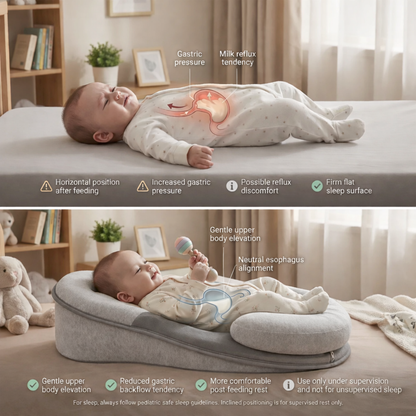 CalmNest™ - Gentle Relief For Reflux & Better Sleep